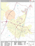 Rocky Mount Digital Map Premium Style